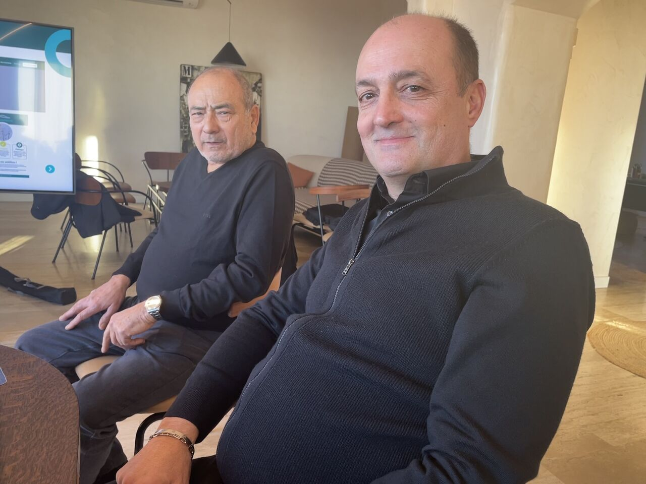 Photo de Romuald ROZET et Michel ROUX